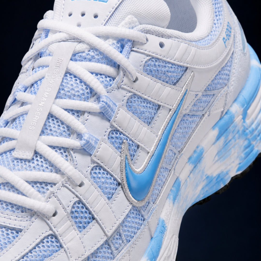 Custom NIKE P-6000 'Glacier Ink Drip'