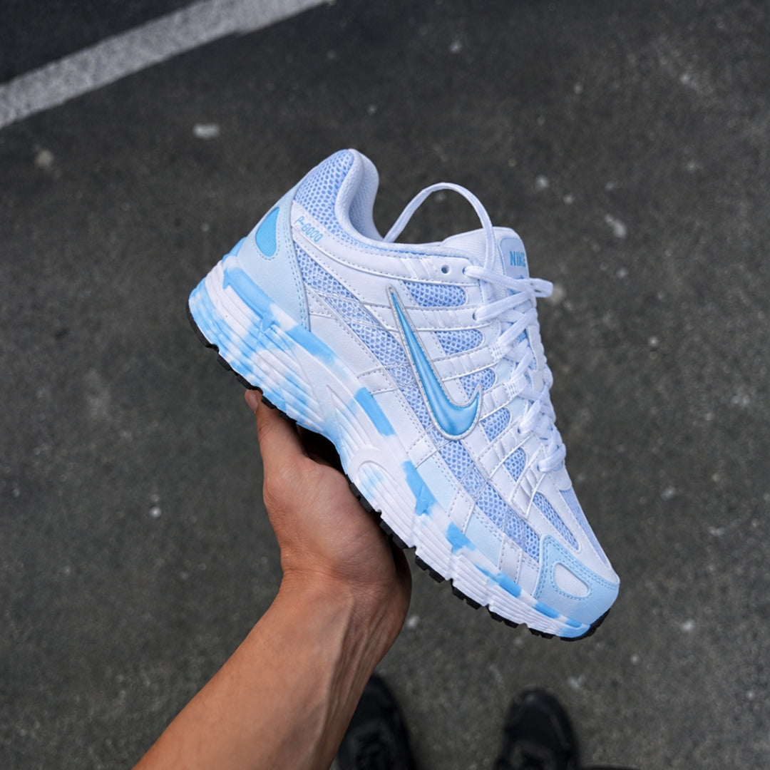 Custom NIKE P-6000 'Glacier Ink Drip'