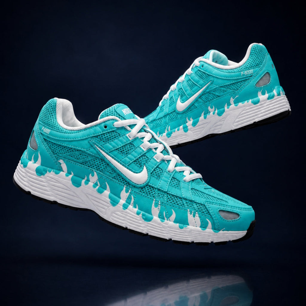 Custom NIKE P-6000 'Tiffany Teal Inferno'