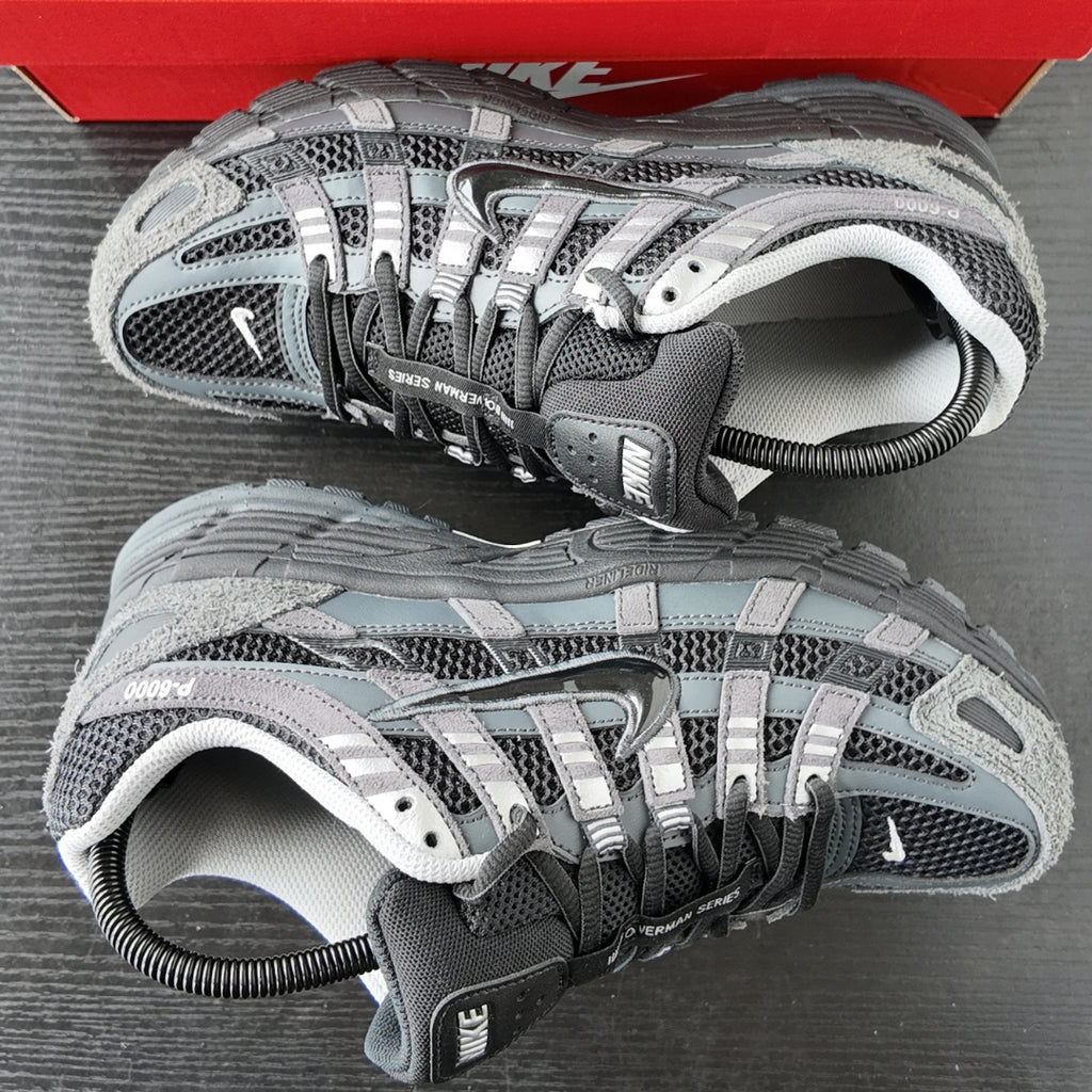 Nike P-6000 Suede Anthracite Metallic Silver