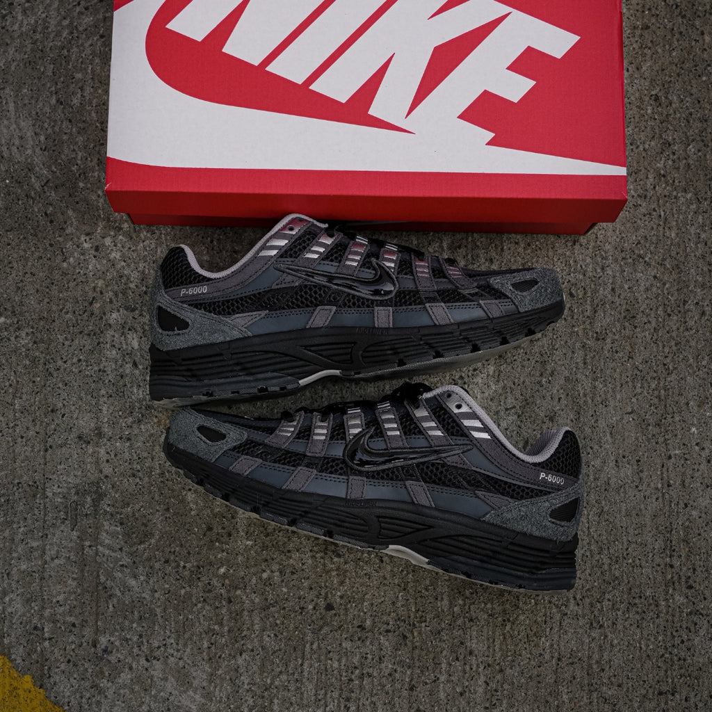 Nike P-6000 Suede Anthracite Metallic Silver