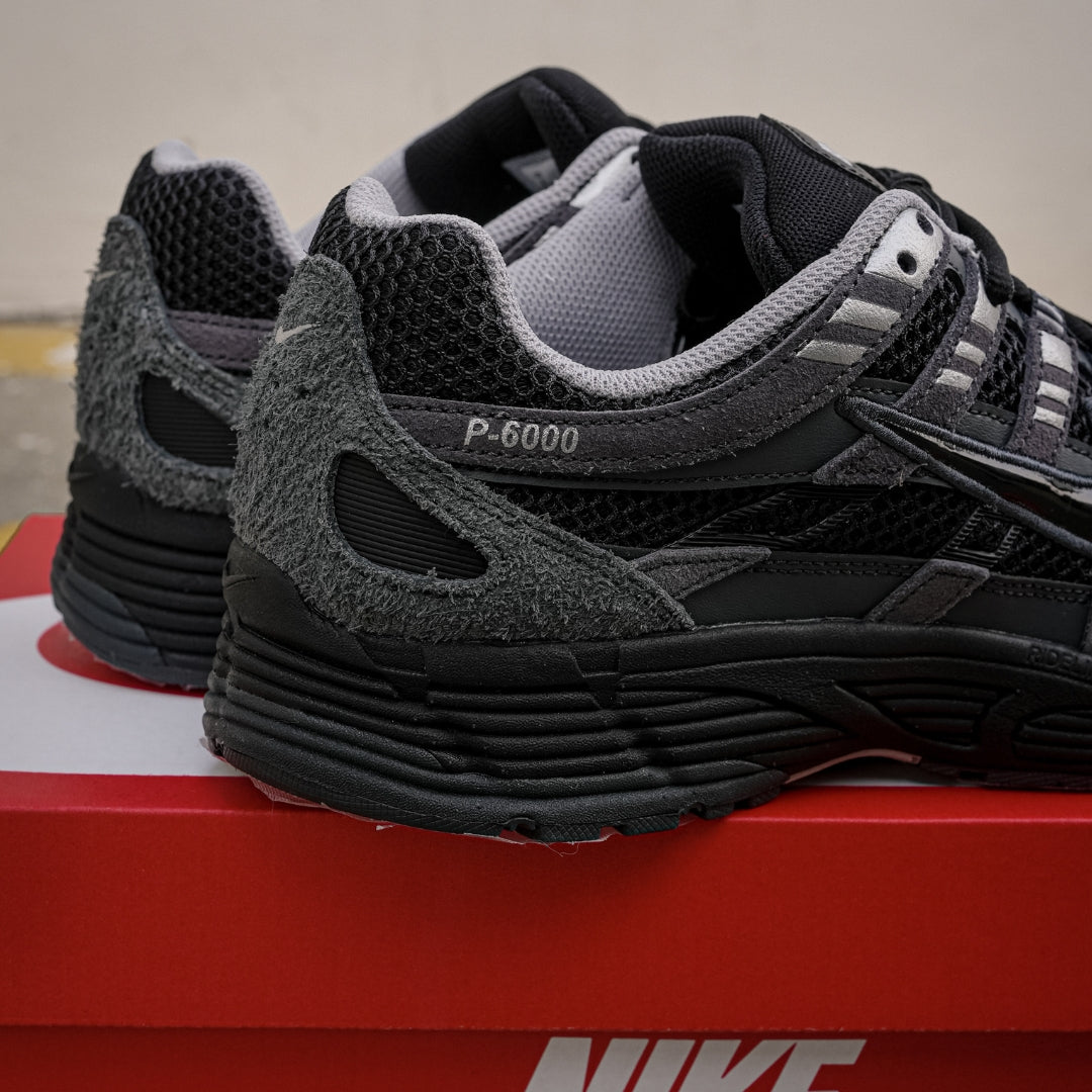 Nike P-6000 Suede Anthracite Metallic Silver