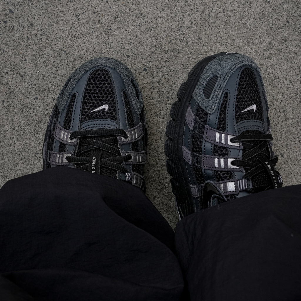 Nike P-6000 Suede Anthracite Metallic Silver