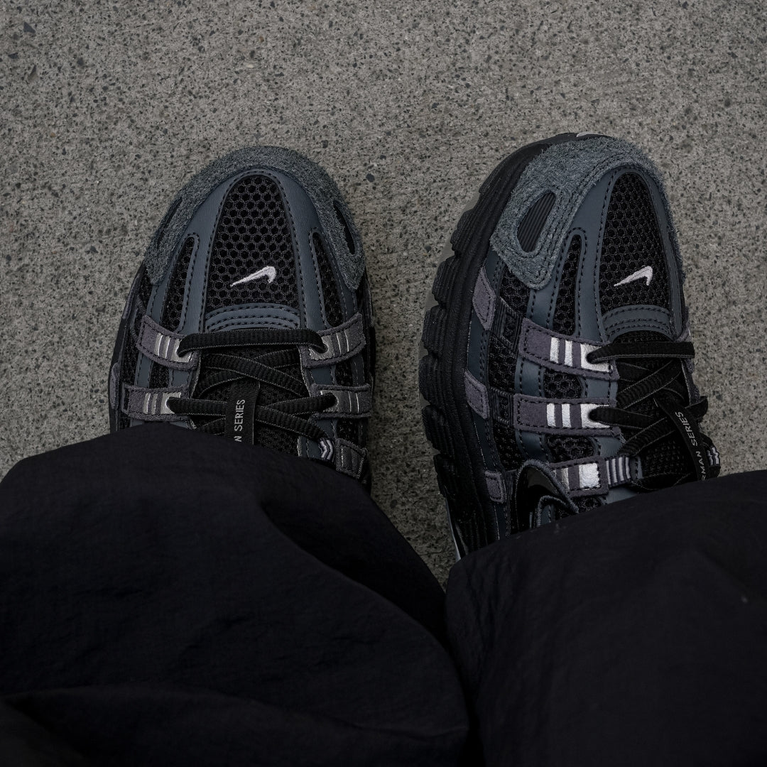 Nike P-6000 Suede Anthracite Metallic Silver