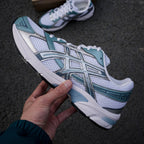 ASICS GEL-1130 'White Shark Skin' (1201A256-116) trainers – handheld side view