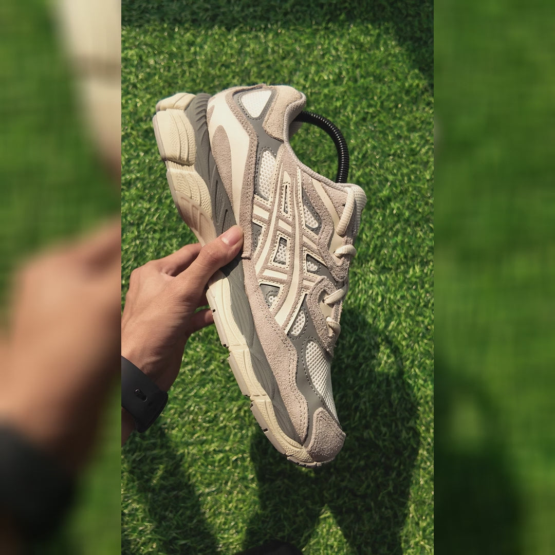 ASICS GEL NYC 'Cream Oyster Grey' product video
