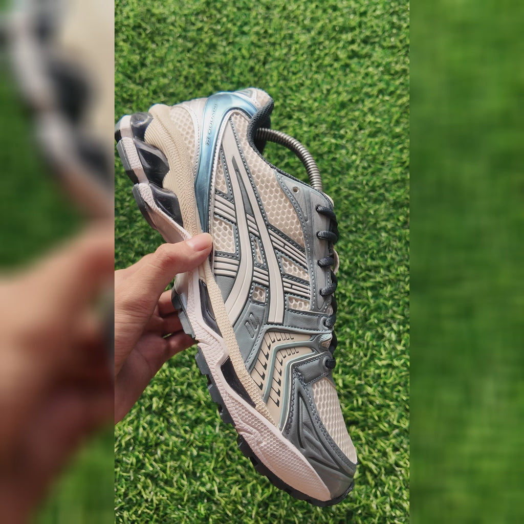 ASICS Gel-Kayano 14 Cream Raw Indigo product video